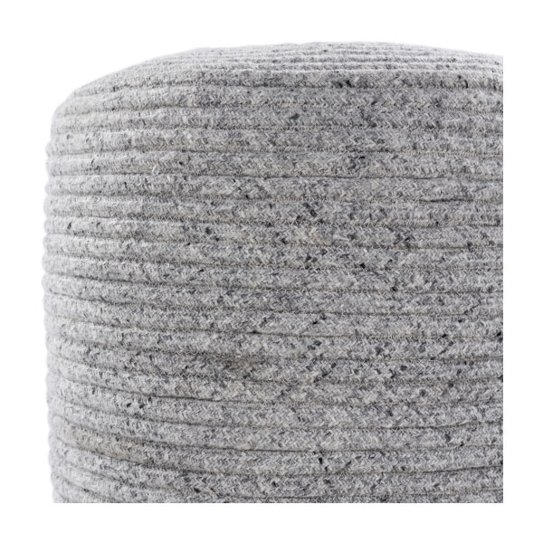Poppy Pouf Gray by Surya - Image 3